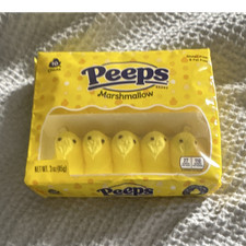 Peeps Marshmallow Chick Chicks Yellow 10 Count 3 Oz (85g) Exp 02/2027