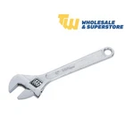 BlueSpot Adjustable Spanner Extra Long Handle Drop Forged Wrench 8" Polished
