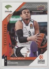 2017-18 Upper Deck Euroleague Exclusives 43/100 Ray McCallum #35 0a2