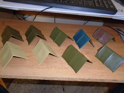 9  MARX TRAINING CAMP TENTS