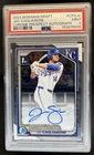 2024 Bowman Draft Jac Caglianone Chrome Auto 1st Prospect #CPA-JC Royals PSA 9