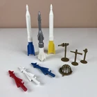 Marx Rockets Missiles Gold Space Accessories IGY Arctic Satellite Base DEW Sets