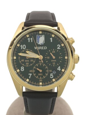 Analog Watch Wired Attack On Titan Watch Seiko WIRED X Attack On