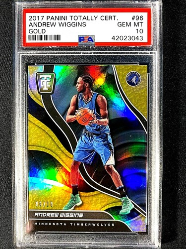 Andrew Wiggins [Gold] #96 2017 Panini Totally Certified card