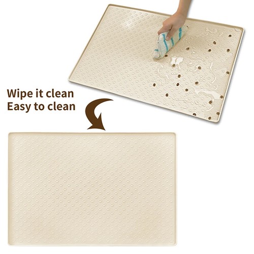 Pet Placemat Silicone Dog Food Bowl Mat Cat Feed Mat Drinking Feeding Placemat - Picture 22 of 33
