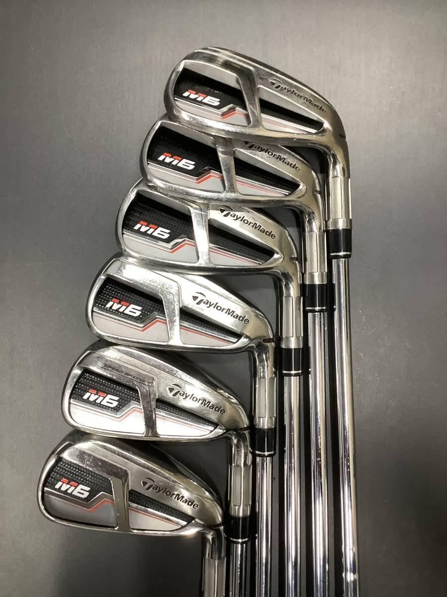 Golf Iron Set TaylorMade M6 SPEED BRIDGE REAX STEEL JAPAN Golf Iron Set TaylorMade M6 SPEED BRIDGE REAX STEEL JAPAN