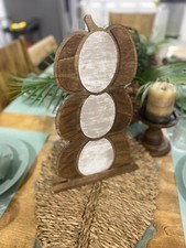 Stacked Wood Pumpkins, Pumpkin Table Decor, Season Decor, Fall Decor
