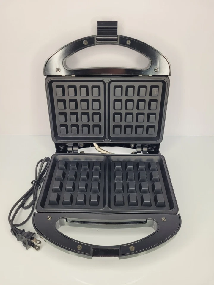 White-Westinghouse Belgian Waffle Maker Black Model #WWM2000 *No Box* - Image 4 of 4