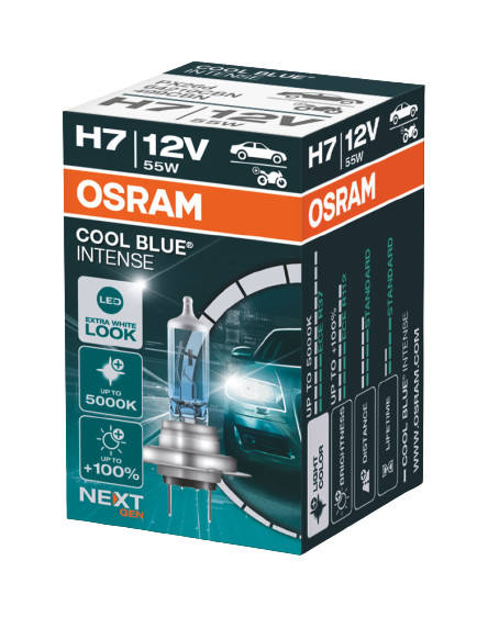 Ampoule H4 PX26D Cool Blue Intense NextGen haute qualité pour optique de phare