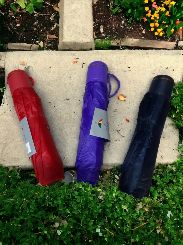 3 Mini Ombrelli colorati - Immagine 4 di 4