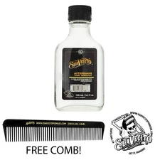 Suavecito Whiskey Bar Aftershave 3.3 oz Glass Bottle