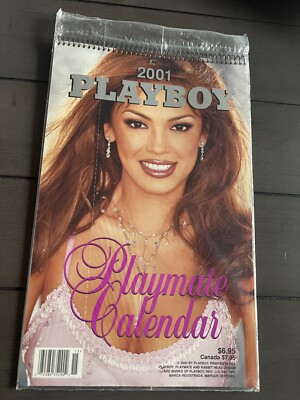 PLAYBOY 2001 PLAYMATE CALENDAR IN MINT SEALED CONDITION  -25
