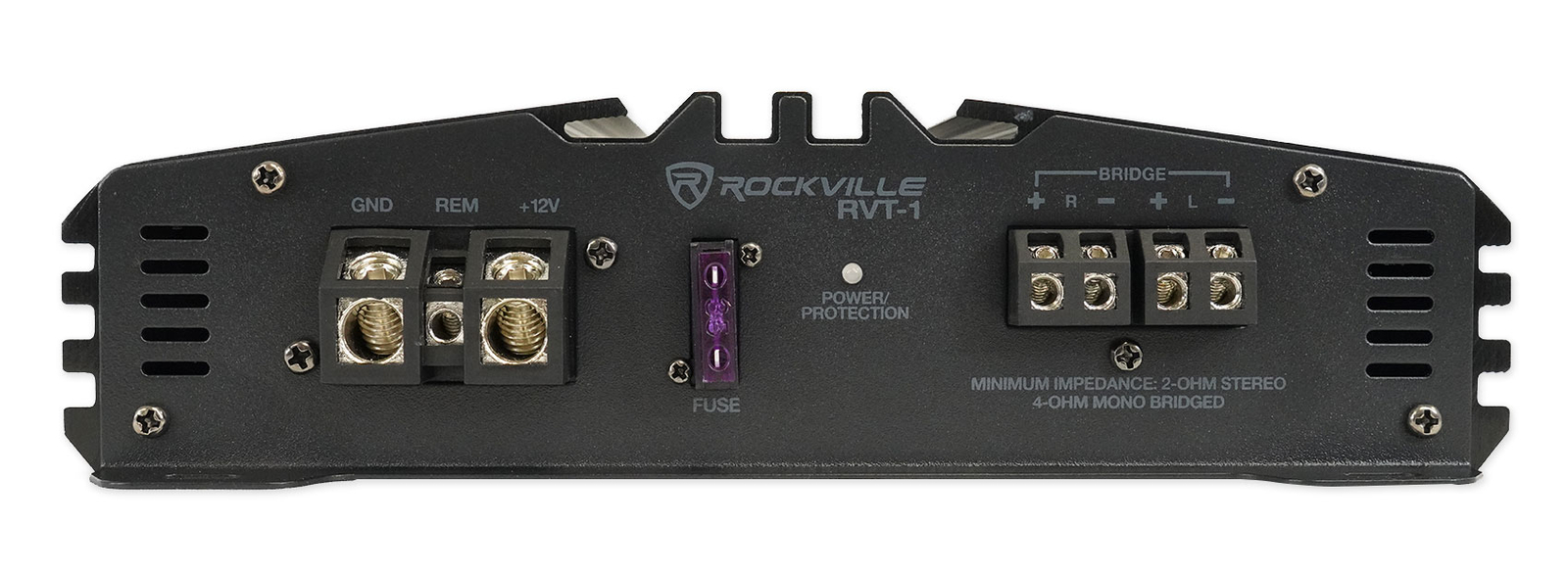 Rockville RVT-1 1000 Вт пик250 Вт RMS 2-канальный автомобильный усилитель стереоусилитель