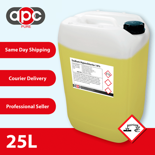 Sodium Hypochlorite 14-15% Liquid Chlorine *Swimming Pools* - 25 Litre