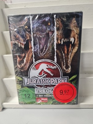 JURASSIC PARK TRILOGY 1-3 SET - 3 DVD NEUWARE SAM NEILL,JEFF GOLDBLUM,LAURA DERN
