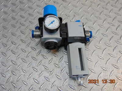 FESTO L0E-M2-G3/8-P LUBRICATOR with LR-M2-G3/8-07G REGULATOR