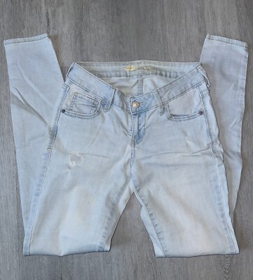 Old Navy Womens Rockstar Super Skinny Jeans Size 2 Regular Light Washed