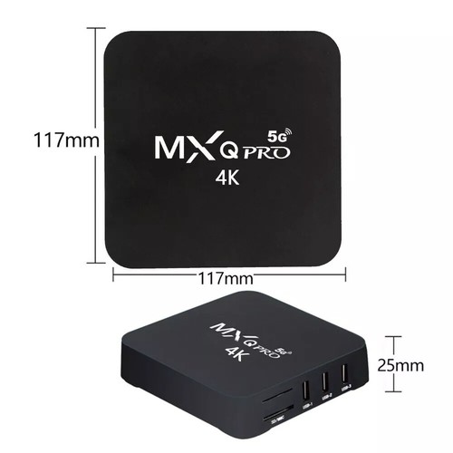Smart TV Box MXQ Pro 4K, Android 11, Wi-Fi, Quad Core Internet Set-Top Box Media - Foto 7 di 11