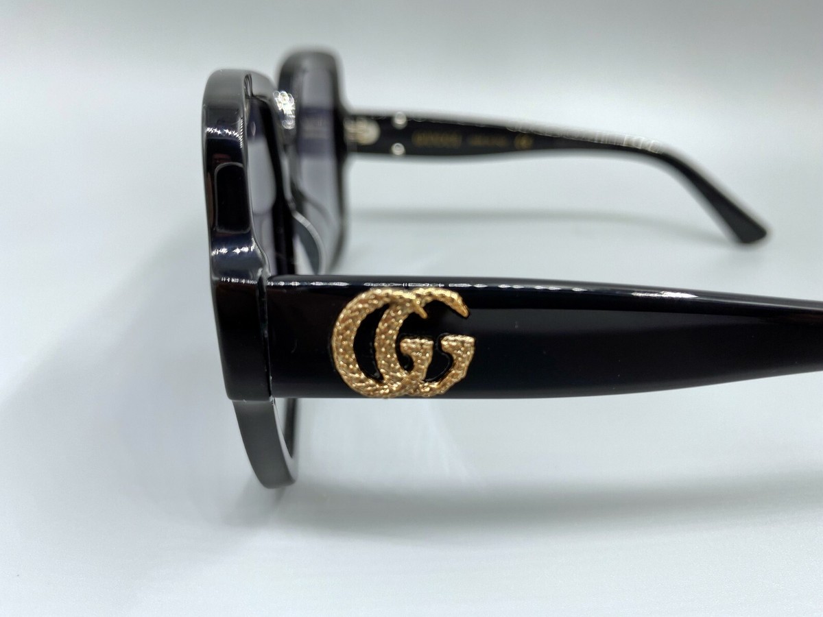New Gucci GG0825 S 001 Fl black frame-gradient lenses 58-16 145