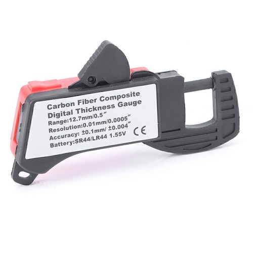 Calibrador Micrómetro Electrónico Digital LCD Espesor 0-12.70mm Fibra de Carbono - Imagen 5 de 9