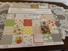 American Crafts 12" x 12" NEAPOLITAN Scrapbooking Paper Med Weight 43 Sheets