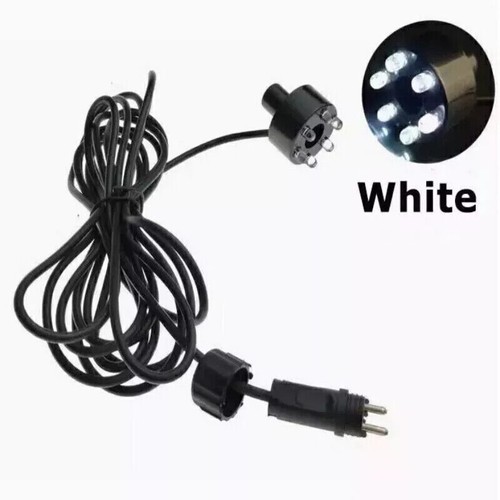 Underwater 6-LED Light Ring For Fountain Fish Pond Water Garden AC Adapter` - Picture 14 of 14