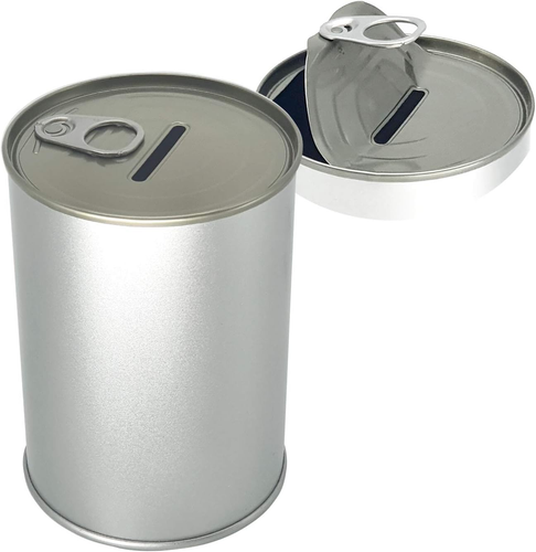 Metal Money Coin Piggy Bank No Break to Open Saving Box W/Easy-Open-End Lid for - Picture 12 of 12