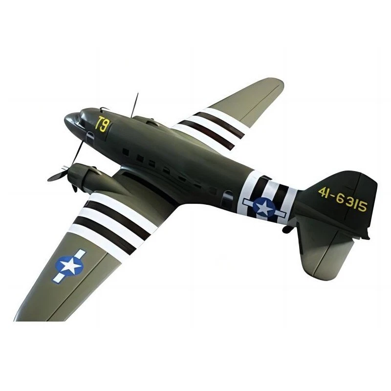 Dynam C-47 Skytrain V2 Green RC Warbird Plane 1500mm 59" Wingspan - Image 3 of 4