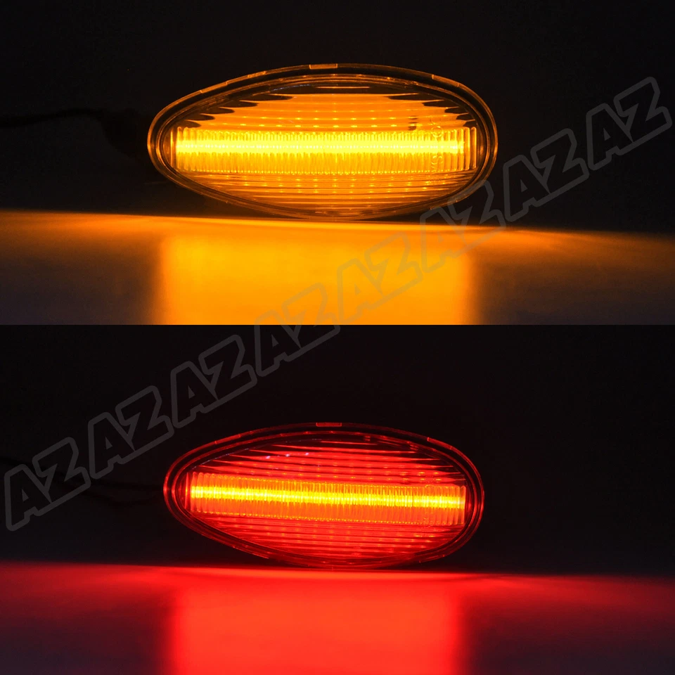 4X LED Side Marker Lights Kit For 01-14 Chevy Silverado GMC Sierra 2500HD 3500HD - Image 2 of 4