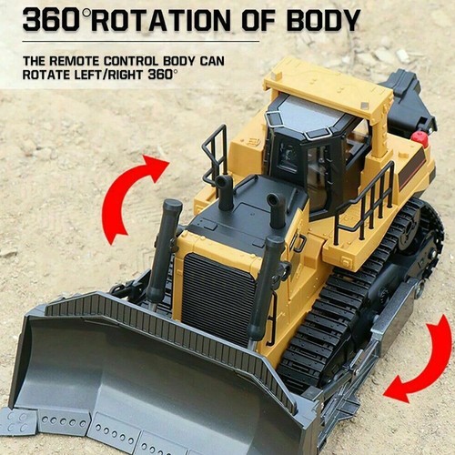 1/16 Truck Construction Vehicle RC Bulldozer FRONT Loader Tractor Remote Control - Picture 8 of 19