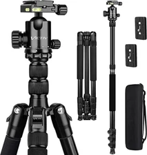 Victiv AT72  72" Pro Aluminum Tripod Monopod Black / Gold Accents