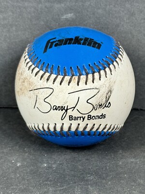 Vintage Barry Bonds Soft-Strike Ball - Franklin Baseball - Blue