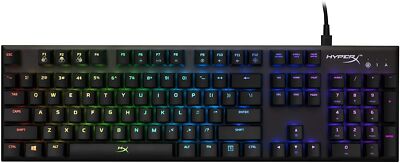 HYPER XHX-KB1SS2-US ALLOY FPS RGB MECHANICAL GAMING RAINBOW KEYBOARD