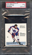 1981 POST STANDUPS DAVE BABYCH WITHOUT TAB PSA MINT 9 