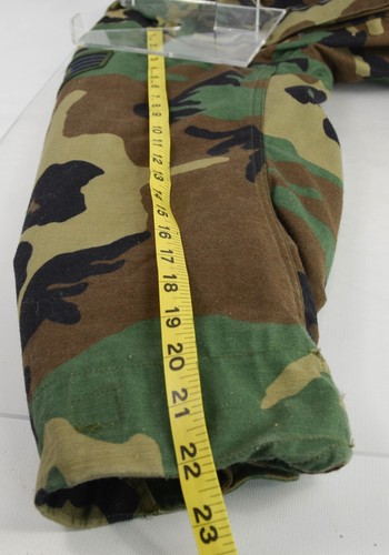 US Army Air Force Medium Short Camo Cold Weather Field Coat Hooded Air Patch - Bild 15 von 18