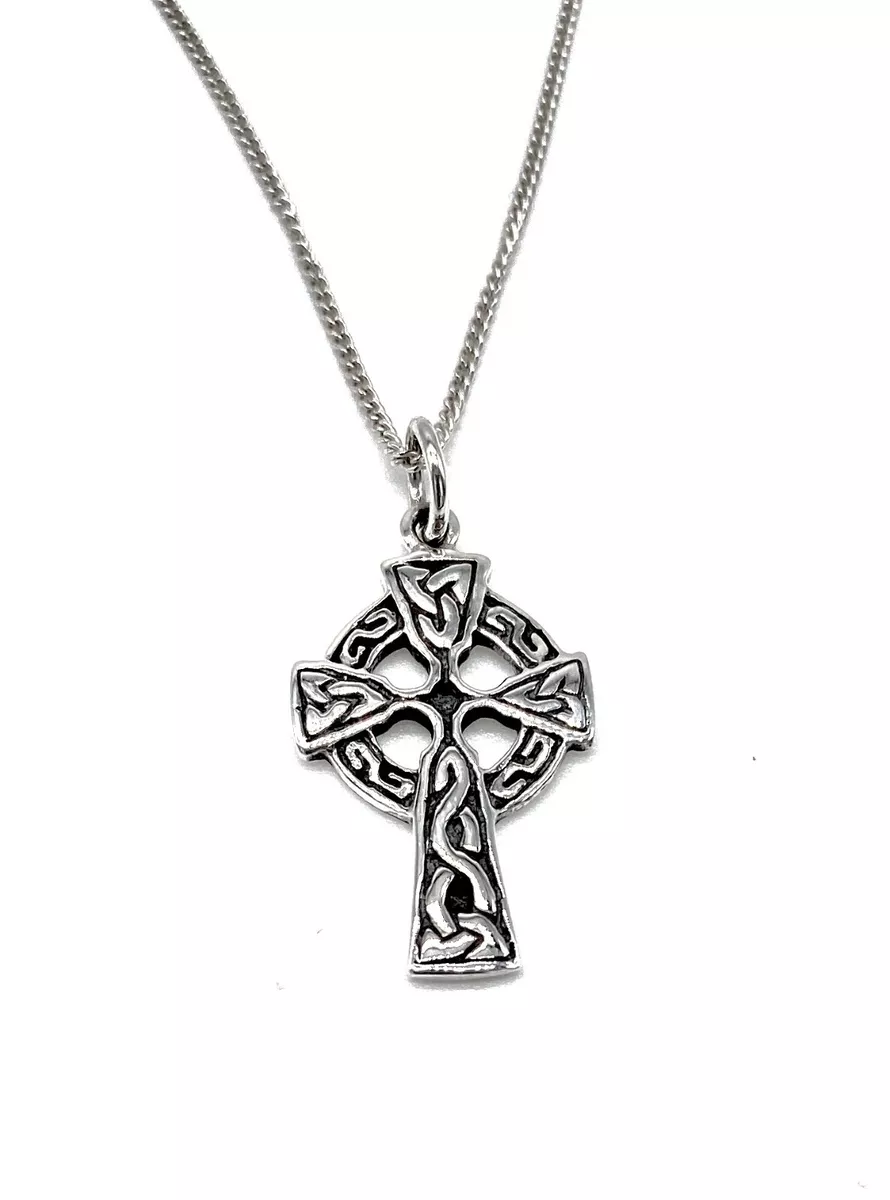 Sterling celtic cross sale