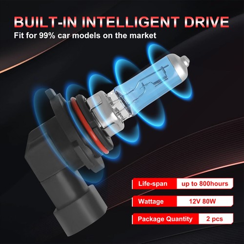 4x 9005 9006 Halogen Combo Headlight Bulbs High Low Beam Kit 4200K White - Picture 16 of 17
