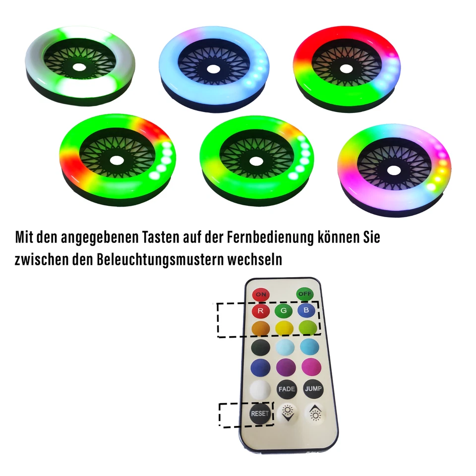 Shisha LED, Hookah, Ringlampe +Fernbedienung , Hookah licht, Wasserpfeifen LED - Bild 4 von 4