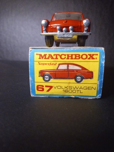 Matchbox RARE Superfast #67 Volkswagen 1600 Red In Original F Type Script Box - Picture 14 of 20