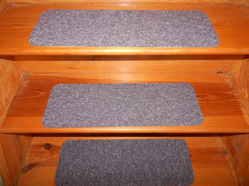 15 = Step 8'' x 24'' + 1 Landing 24" x 24"  Indoor Stair Treads Rug Carpet - Image 3 of 4