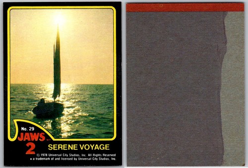 1978 Topps JAWS 2 Movie Trading Cards - Set Break - Pick Your Cards NM/MT - 第 30/71 張圖片