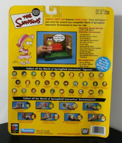 SUNDAY BEST LISA Simpsons Action Figures World Springfield Series 9 199402 NEW - Picture 3 of 3