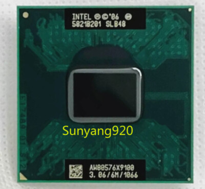 Intel Core 2 Extreme X9100 SLB48 3.06GHz / 6M / Dual-Core Sockel P Notebook CP