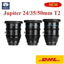 Sirui Jupiter 24mm 35mm 50mm T2 Full Frame Macro Cine Lens for EF Mount PL Mount