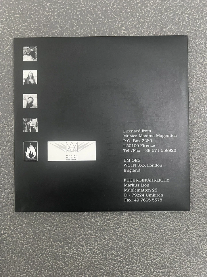 Ordo Equitum Solis ‘Playing With The Fire’ Death In June TMLHBAC Dead Can Dance - Image 2 of 4