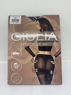 GIULIA Effect Up To 40 Tights Black (Nero)  40 Denier Size L