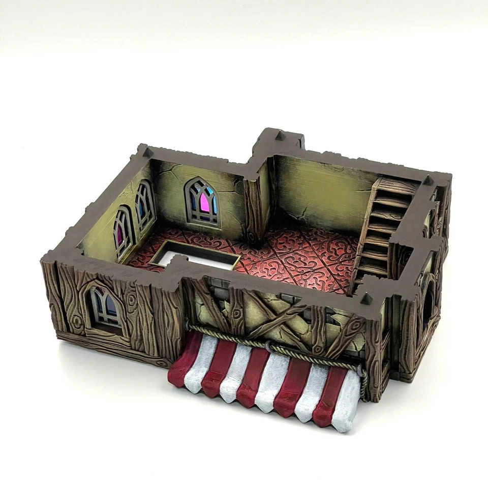 Fantasy Merchant House Scale Model 28mm Town of Misty Hollow DND RPG Multi-Part - Image 4 of 4