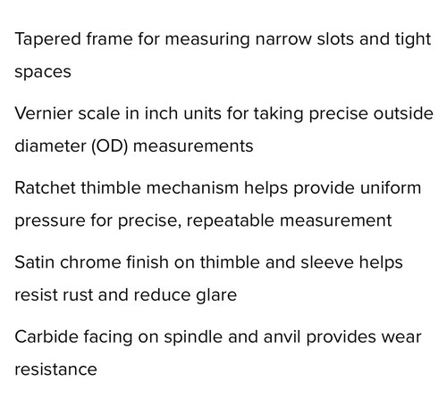 MITUTOYO 0-1 Inch MICROMETER w/Case NO 102-717 - NEW - Picture 8 of 8