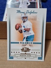 2006 MARCUS VICK DONRUSS THREADS NFL ROOKIE CARD RC #216DOLPHINS  /999 HOKIES. rookie card picture