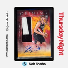 2024 PANINI ORIGINS #RJA-DCB DONOVAN CLINGAN ROOKIE PATCH AUTO GOLD RC /10